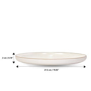 Brilliant - SALAD PLATE WHITE 22 CM Home & Kitchen