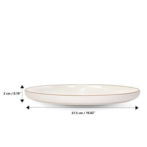 Brilliant - SALAD PLATE WHITE 22 CM Home & Kitchen