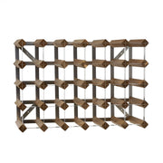 Brilliant - TRADITIONAL WINE RACK ASSEMBLED D. OAK 30 BOTTLE Furniture