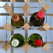 Brilliant - TRADITIONAL WINE RACK RTA D. OAK 12 BOTTLE Furniture