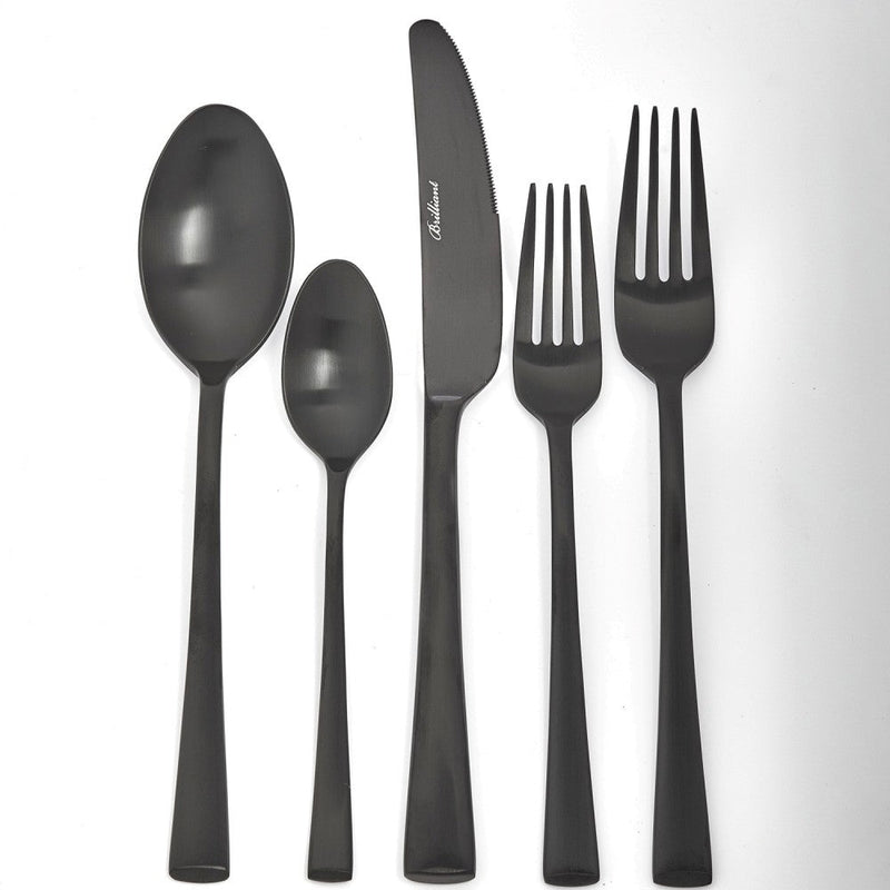 Brilliant - VENICE BLACK 20PC SET Home & Kitchen
