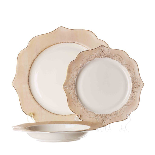 Brilliant - VICTORIA 18PC DINNER SET Home & Kitchen
