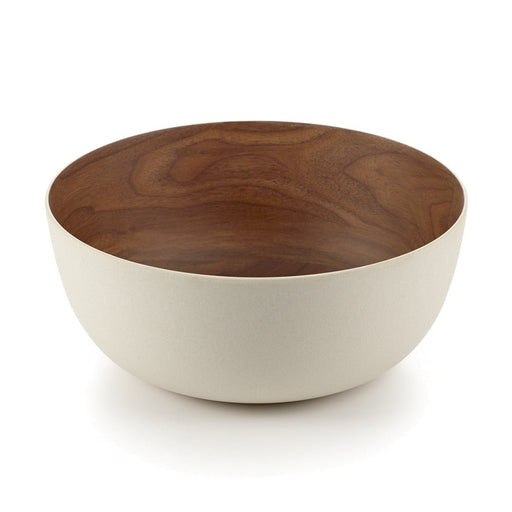 Brilliant - WALNUT BASIC WHITE BOWL 23CM Home & Kitchen
