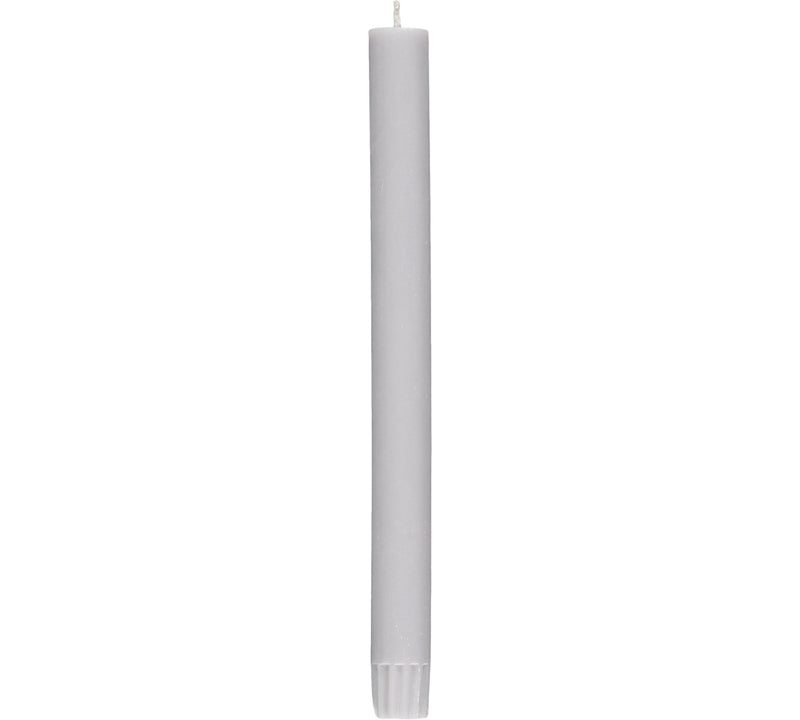 British Colour Standard - Solid Dinner Candle Gull Grey Home & Kitchen
