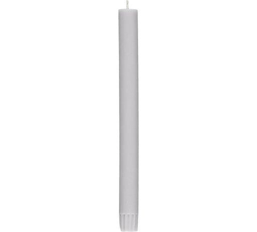 British Colour Standard - Solid Dinner Candle Gull Grey Home & Kitchen