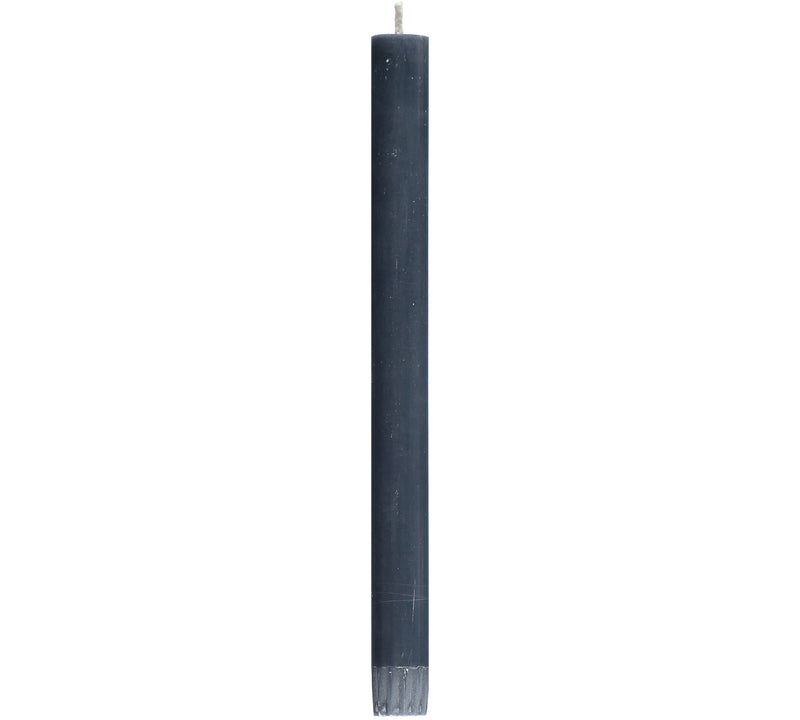 British Colour Standard - Solid Dinner Candle Gunmetal Grey Home & Kitchen