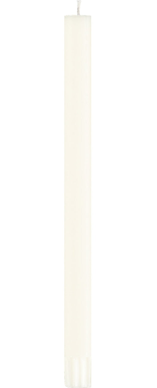 British Colour Standard - Solid Dinner Candle Pearl White Home & Kitchen