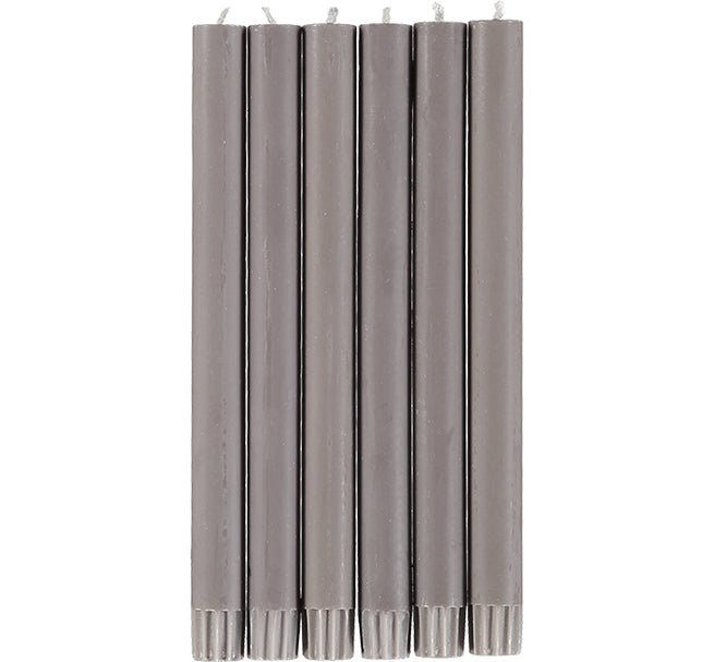 British Colour Standard - Solid Dinner Candle x6 Fawn Home & Kitchen