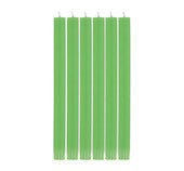 British Colour Standard - Solid Dinner Candle x6 Grass Green Home & Kitchen