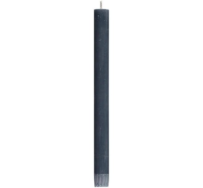 British Colour Standard - Solid Dinner Candle x6 Gunmetal Grey Home & Kitchen