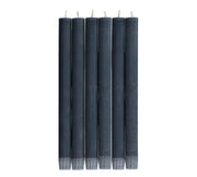 British Colour Standard - Solid Dinner Candle x6 Gunmetal Grey Home & Kitchen