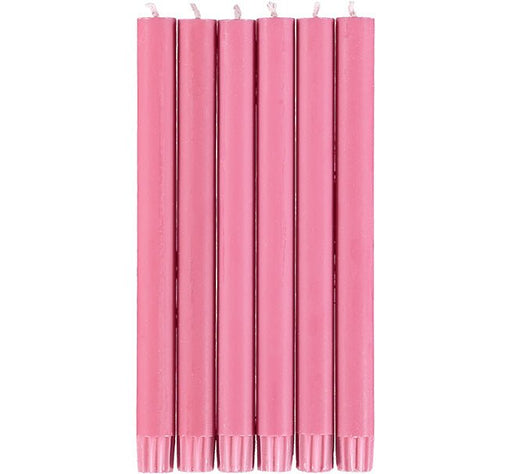 British Colour Standard - Solid Dinner Candle x6 Neyron Rose Home & Kitchen