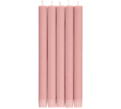 British Colour Standard - Solid Dinner Candle x6 Old Rose Home & Kitchen