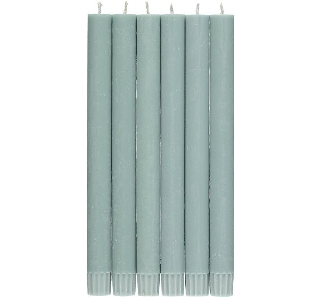 British Colour Standard - Solid Dinner Candle x6 Opaline Home & Kitchen