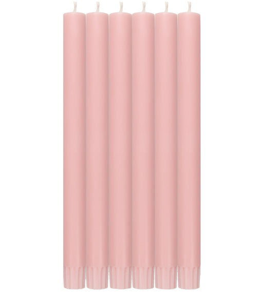 British Colour Standard - Solid Dinner Candle x6 Orchid Pink Home & Kitchen