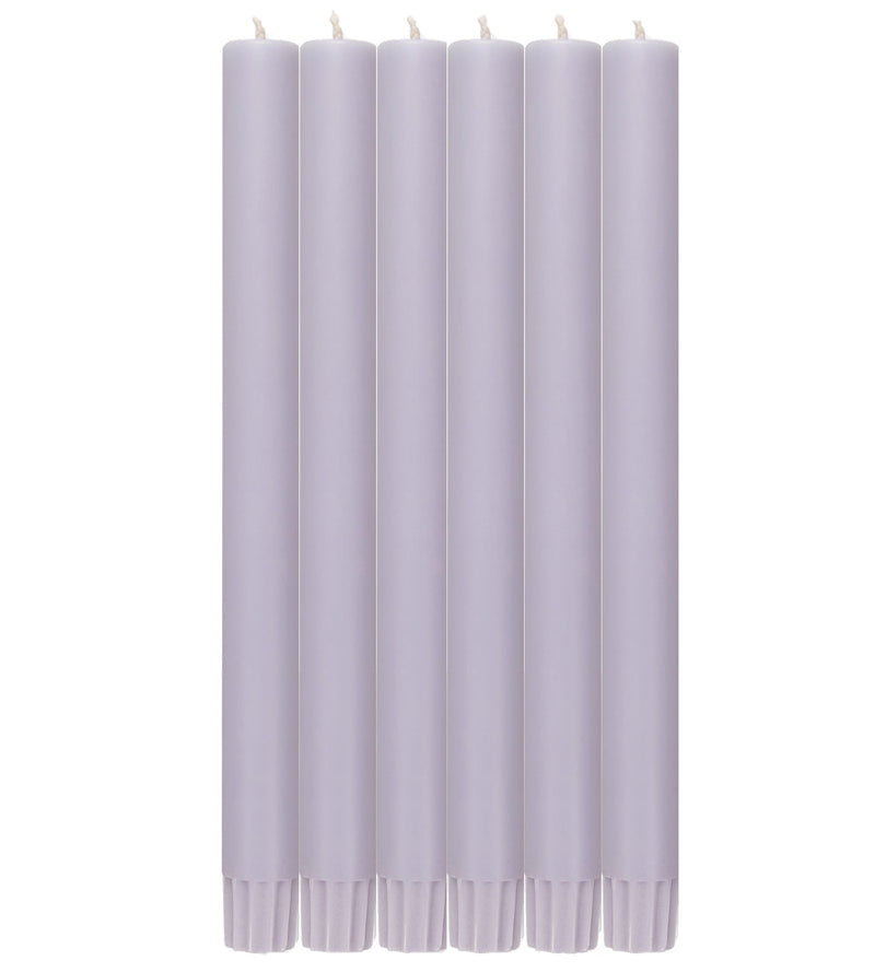 British Colour Standard - Solid Dinner Candle x6 Verbena Home & Kitchen