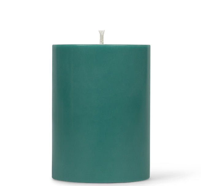 British Colour Standard - Solid Pillar Candle H10cm Beryl Green Home & Kitchen