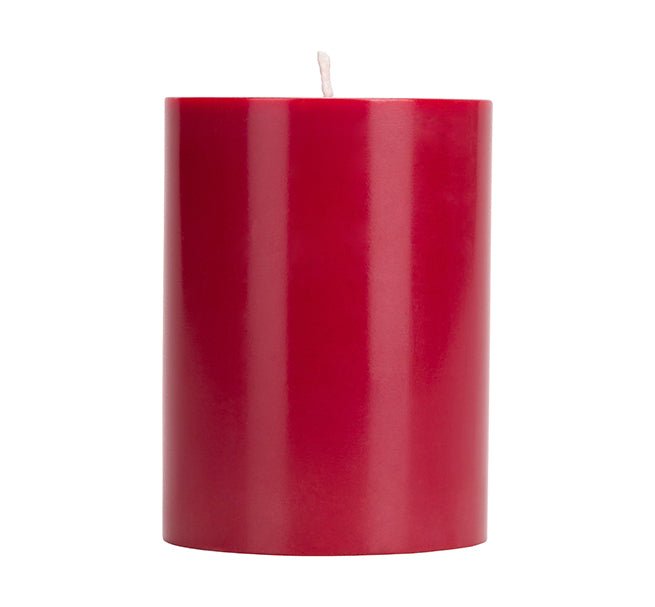 British Colour Standard - Solid Pillar Candle H10cm Guardsman's Red Home & Kitchen