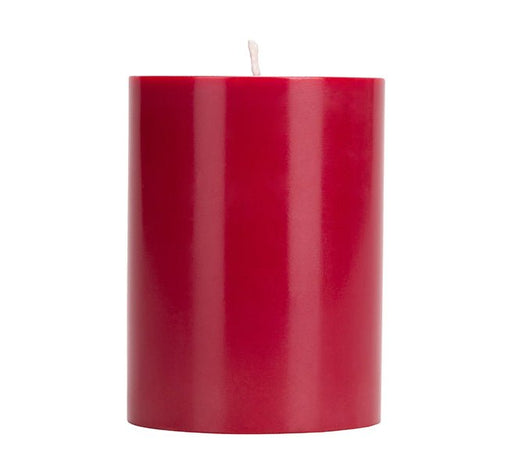 British Colour Standard - Solid Pillar Candle H10cm Guardsman's Red Home & Kitchen