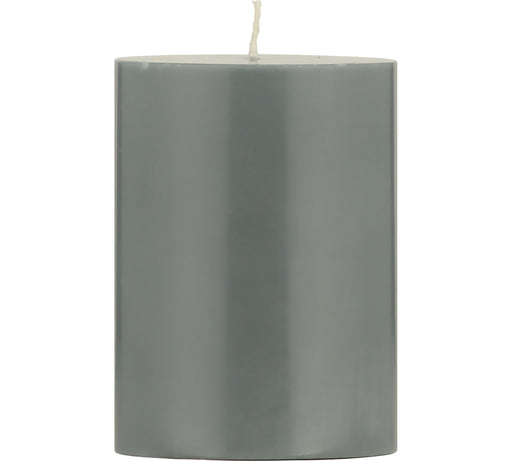 British Colour Standard - Solid Pillar Candle H10cm Gunmetal Grey Home & Kitchen