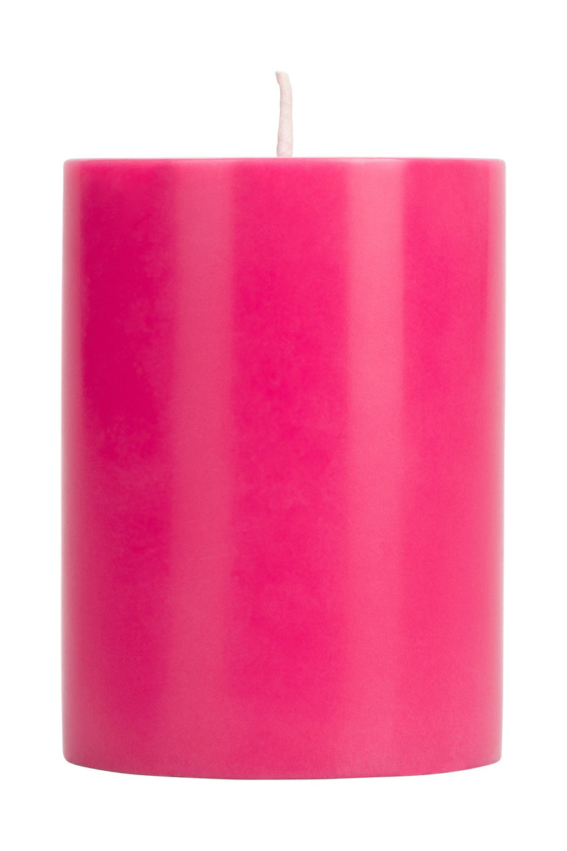 British Colour Standard - Solid Pillar Candle H10cm Neyron Rose Home & Kitchen