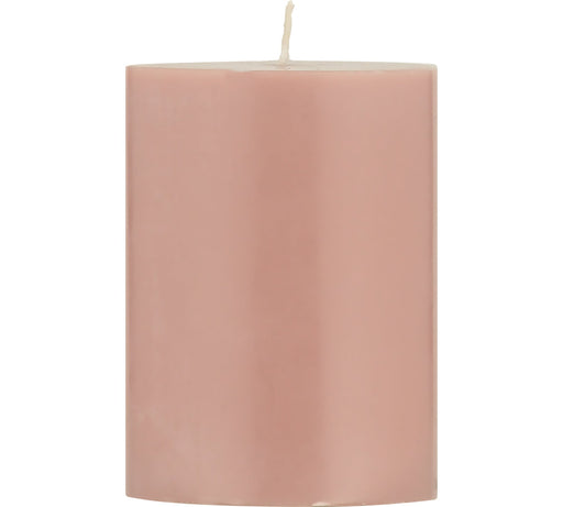 British Colour Standard - Solid Pillar Candle H10cm Old Rose Home & Kitchen