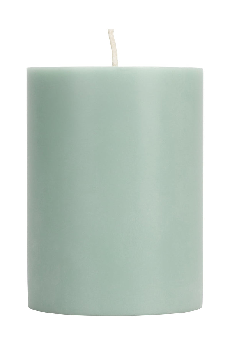 British Colour Standard - Solid Pillar Candle H10cm Opaline Home & Kitchen