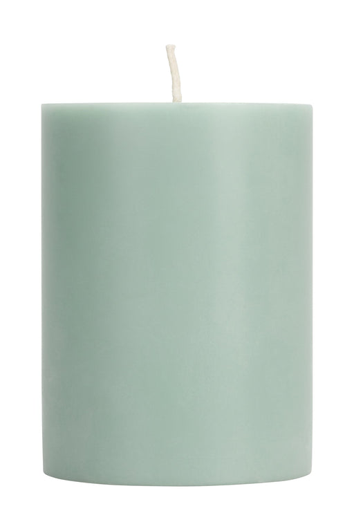 British Colour Standard - Solid Pillar Candle H10cm Opaline Home & Kitchen