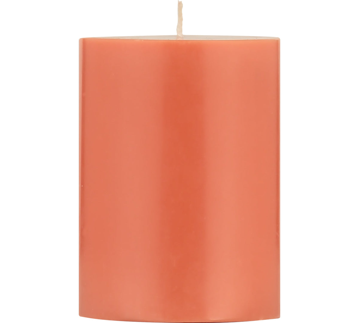 British Colour Standard - Solid Pillar Candle H10cm Rust | Home ...
