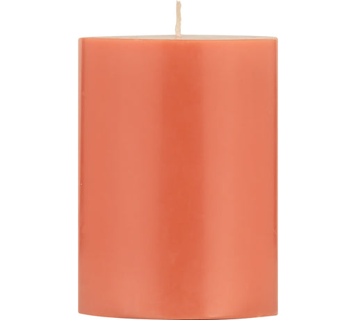 British Colour Standard - Solid Pillar Candle H10cm Rust Home & Kitchen