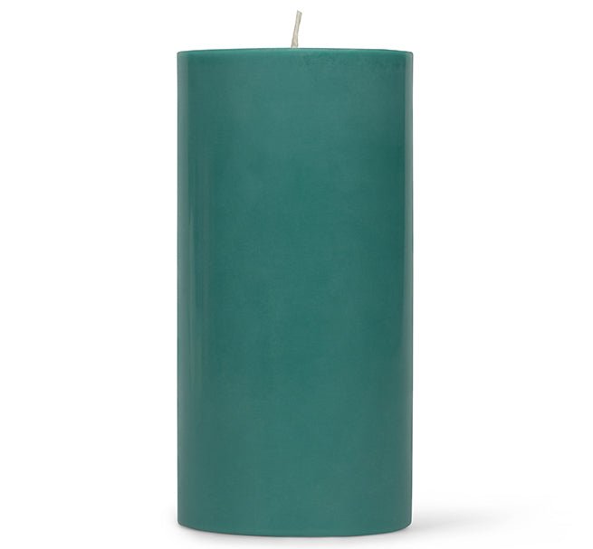 British Colour Standard - Solid Pillar Candle H15cm Beryl Green Home & Kitchen