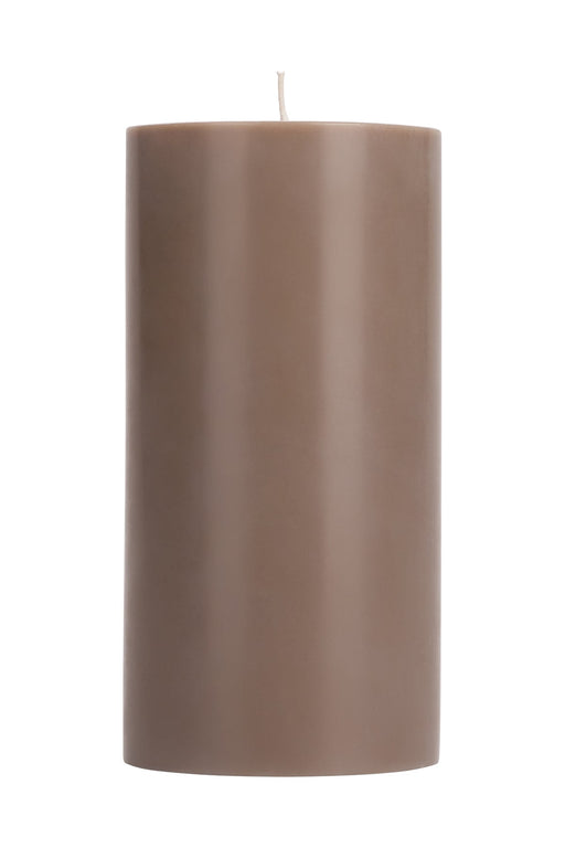 British Colour Standard - Solid Pillar Candle H15cm Fawn Home & Kitchen