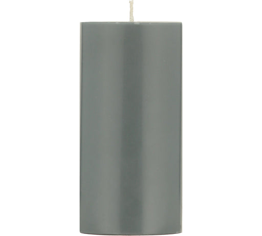 British Colour Standard - Solid Pillar Candle H15cm Gunmetal Grey Home & Kitchen
