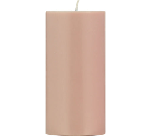 British Colour Standard - Solid Pillar Candle H15cm Old Rose Home & Kitchen