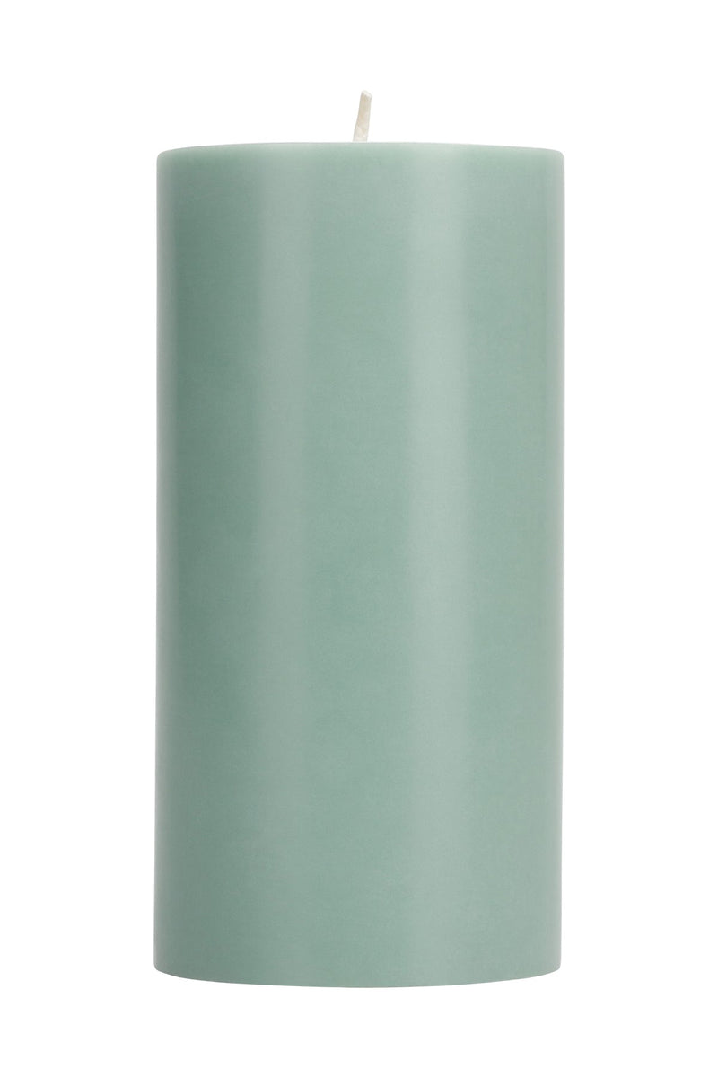 British Colour Standard - Solid Pillar Candle H15cm Opaline Home & Kitchen
