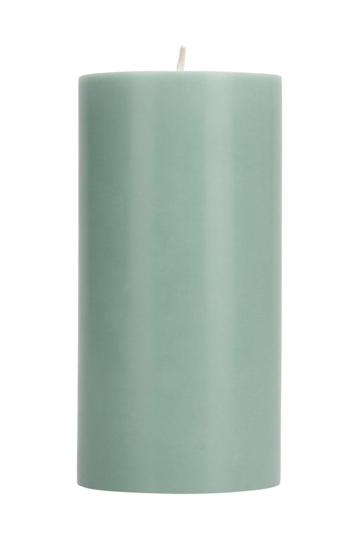 British Colour Standard - Solid Pillar Candle H15cm Opaline Home & Kitchen