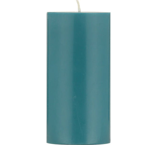 British Colour Standard - Solid Pillar Candle H15cm Petrol Blue Home & Kitchen