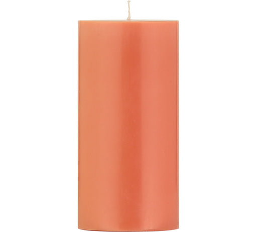 British Colour Standard - Solid Pillar Candle H15cm Rust Home & Kitchen