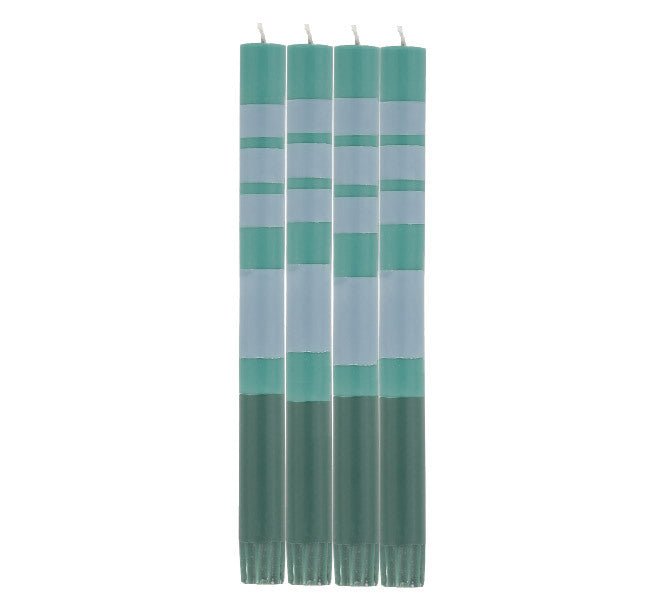 British Colour Standard Classic Striped Dinner Candles