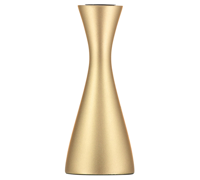 British Colour Standard - Wooden Candleholder Medium Old Gold Home & Kitchen