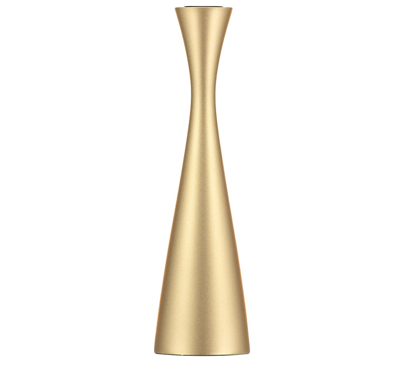 British Colour Standard - Wooden Candleholder Tall Old Gold Home & Kitchen