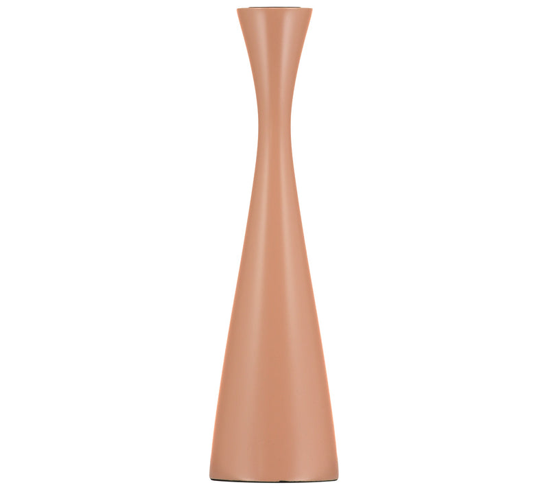 British Colour Standard - Wooden Candleholder Tall Old Rose Home & Kitchen