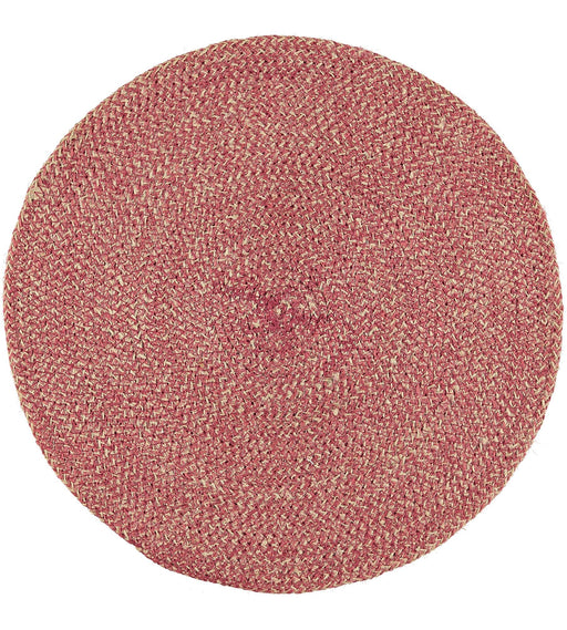 British Colour Standard - Woven Jute Round Placemat Guardsman's Red Home & Kitchen