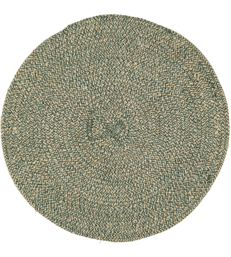 British Colour Standard - Woven Jute Round Placemat Olive Home & Kitchen