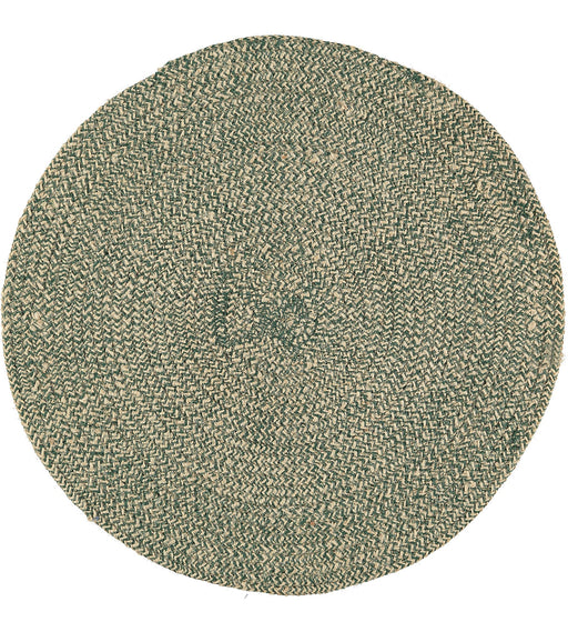 British Colour Standard - Woven Jute Round Placemat Olive Home & Kitchen