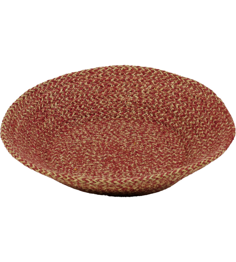 British Colour Standard - Woven Jute Serving Basket Guardsman's Red Home & Kitchen