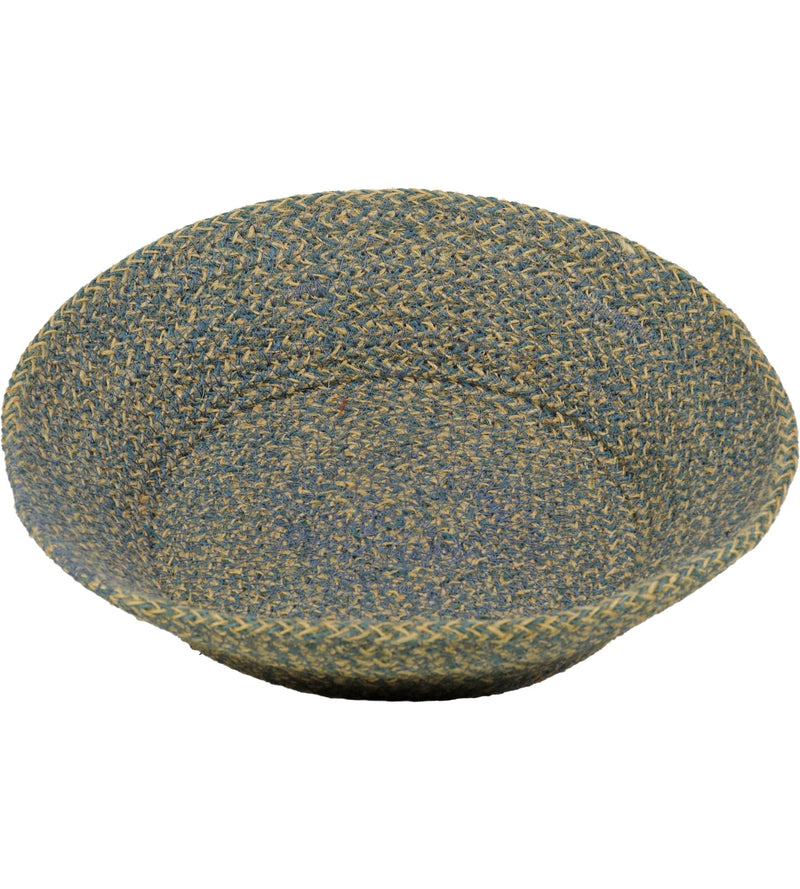British Colour Standard - Woven Jute Serving Basket Gull Grey Home & Kitchen