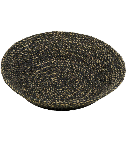 British Colour Standard - Woven Jute Serving Basket Jet Black Home & Kitchen