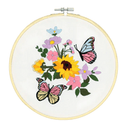 Broderie - BUTTERFLY EMBROIDERY KIT Arts & Crafts