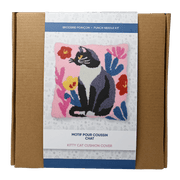 Broderie - CAT PUNCH NEEDLE CUSHION KIT Arts & Crafts